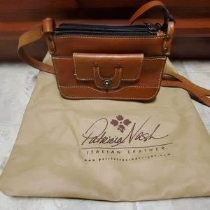Patricia Nash crossbody brown leather purse